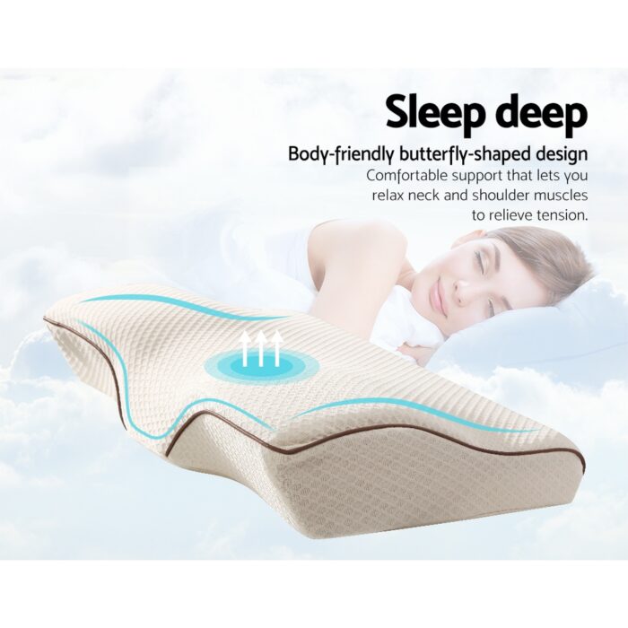 Giselle Bedding Memory Foam Contour Pillow - Image 3