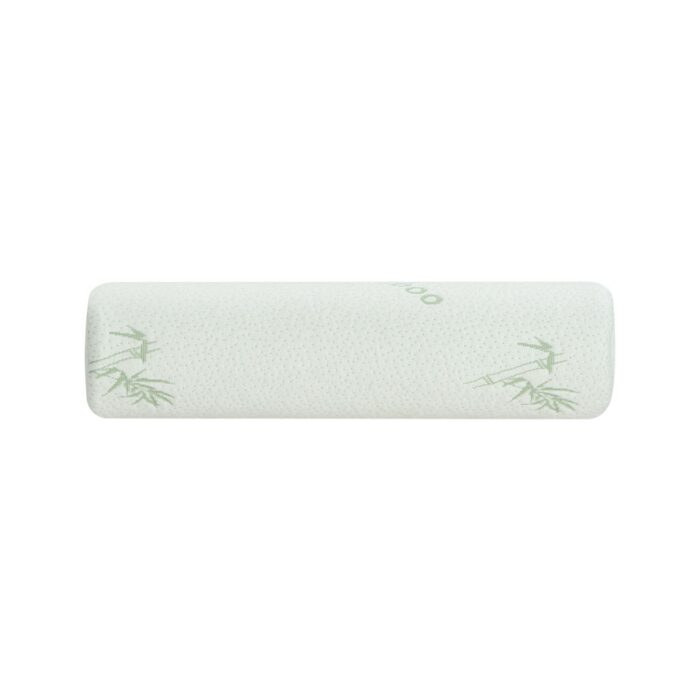 Giselle Bedding Memory Foam Neck Roll Pillow Bamboo Cover - Image 3