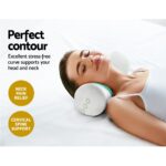 Giselle Bedding Memory Foam Neck Roll Pillow Bamboo Cover - Image 4