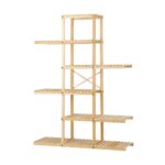 Livsip Wooden Plant Stand 6 Tiers Corner Display Shelves DIY