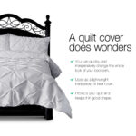 Giselle Bedding Quilt Cover Set Diamond Grey Super King - Image 3