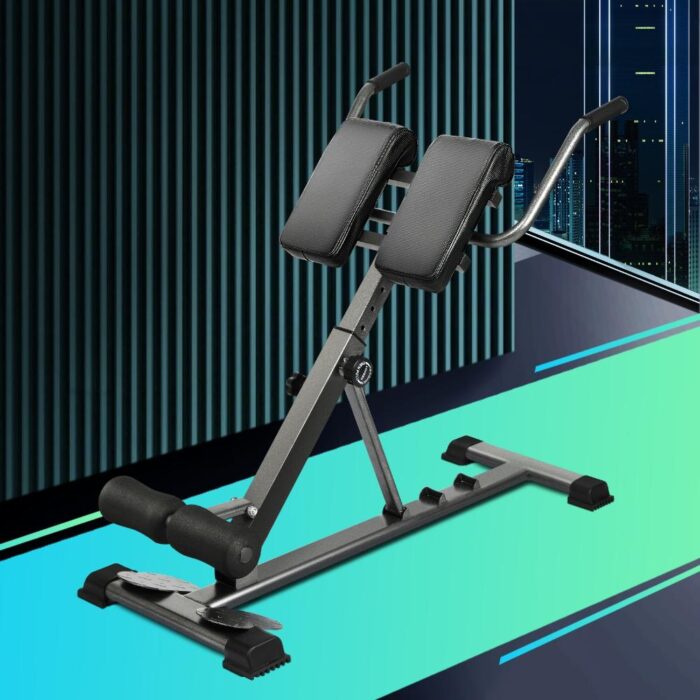 Finex Weight Bench Back Hyperextension Roman Chair Black - Image 5