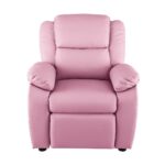 Oikiture Kids Recliner Chairs Children Lounge Sofa PU Armchair w/ Hidden Storage - Image 3