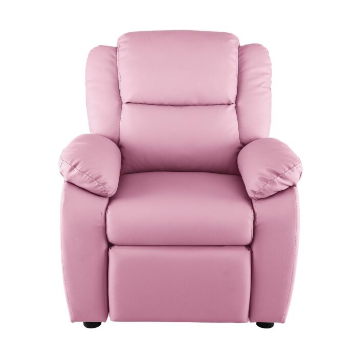 Oikiture Kids Recliner Chairs Children Lounge Sofa PU Armchair w/ Hidden Storage - Image 3