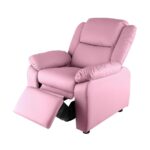 Oikiture Kids Recliner Chairs Children Lounge Sofa PU Armchair w/ Hidden Storage - Image 6