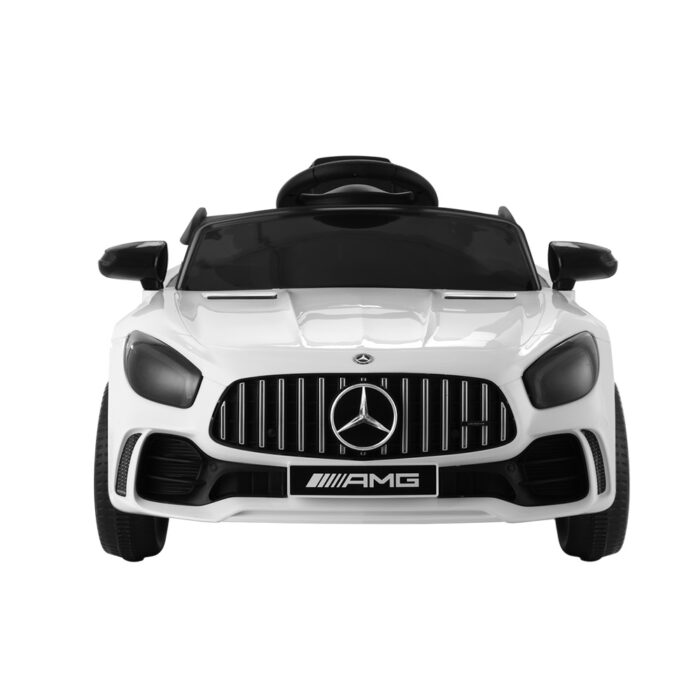 Kids Electric Ride On Car Mercedes-Benz AMG GTR Licensed Toy Cars Remote White - Image 4