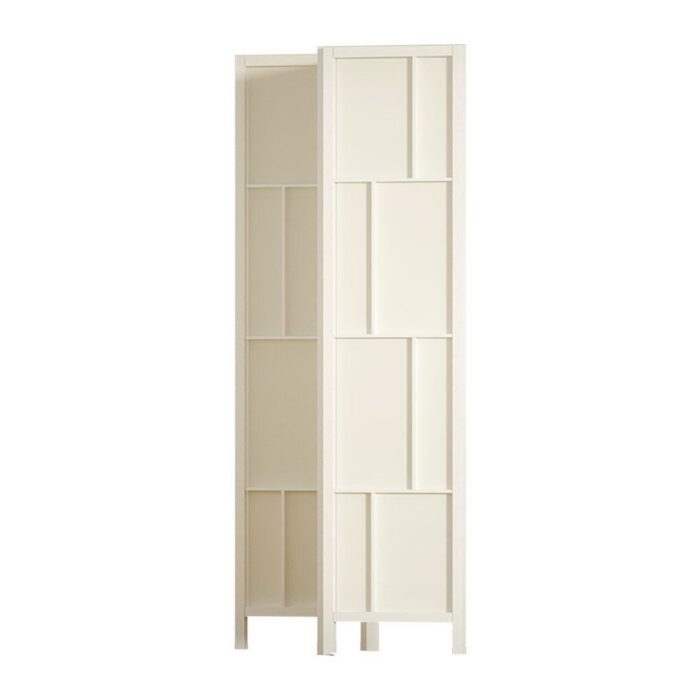 Artiss Ashton Room Divider Screen Privacy Wood Dividers Stand 4 Panel White - Image 4