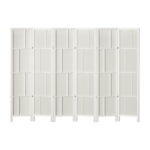Artiss Ashton Room Divider Screen Privacy Wood Dividers Stand 6 Panel White - Image 3