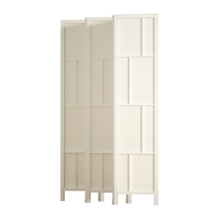 Artiss Ashton Room Divider Screen Privacy Wood Dividers Stand 6 Panel White - Image 4