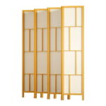 Artiss Ashton Room Divider Screen Privacy Wood Dividers Stand 8 Panel Natural - Image 4