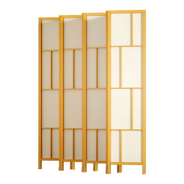 Artiss Ashton Room Divider Screen Privacy Wood Dividers Stand 8 Panel Natural - Image 4