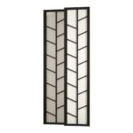Artiss Room Divider Screen Privacy Wood Dividers Stand 3 Panel Archer Archer Black - Image 4
