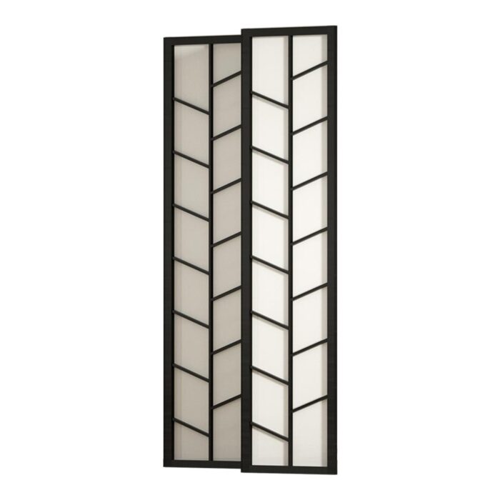 Artiss Room Divider Screen Privacy Wood Dividers Stand 3 Panel Archer Archer Black - Image 4