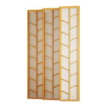 Artiss Room Divider Screen Privacy Wood Dividers Stand 6 Panel Archer Natural - Image 4