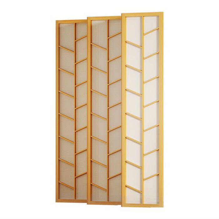 Artiss Room Divider Screen Privacy Wood Dividers Stand 6 Panel Archer Natural - Image 4