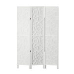 Artiss 3 Panel Room Divider Screen 122x170cm Clover White