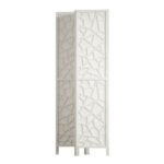 Artiss 4 Panel Room Divider Screen 162x170cm Clover White - Image 4