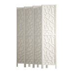 Artiss 8 Panel Room Divider Screen 325x170cm Clover White - Image 4
