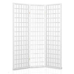 Artiss 3 Panel Room Divider Screen 131x179cm White - Image 4