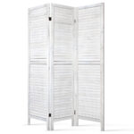 Artiss 3 Panel Room Divider Screen 120x170cm Louver White
