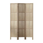 Artiss Jade Room Divider Screen Privacy Wood Dividers Stand 3 Panel Brown