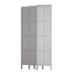 Artiss Jade Room Divider Screen Privacy Wood Dividers Stand 6 Panel White - Image 4