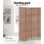 Artiss 6 Panel Room Divider Screen 245x170cm Woven Natural - Image 4
