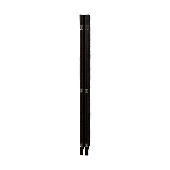 Oikiture 4 Panel Room Divider Privacy Screen Brown - Image 5