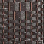 Oikiture 4 Panel Room Divider Privacy Screen Brown - Image 2