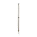 Oikiture 4 Panel Room Divider Privacy Screen White - Image 2