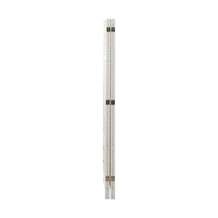 Oikiture 4 Panel Room Divider Privacy Screen White - Image 2