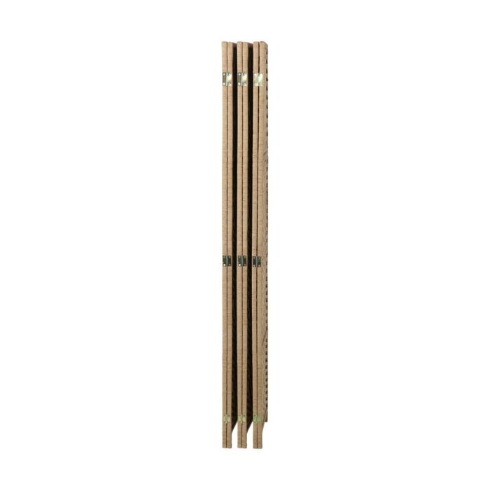 Oikiture 6 Panel Room Divider Privacy Screen Wood - Image 7
