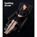 Artiss Recliner Armchair Black Faux Leather Domini - Image 3