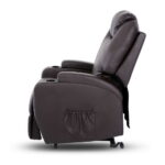 Artiss Electric Recliner Lift Chair Massage Armchair Heating PU Leather Brown - Image 4