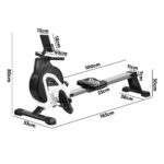 Finex Rowing Machine Magnetic Resistance Black&White - Image 2