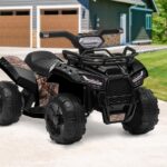Mazam Kids Ride On Car Electric ATV Rechargeable Black - Image 6