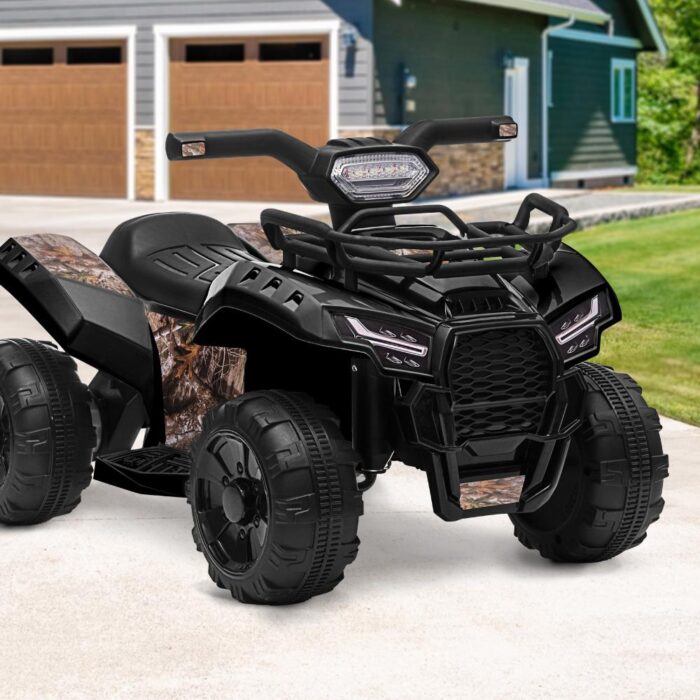 Mazam Kids Ride On Car Electric ATV Rechargeable Black - Image 6