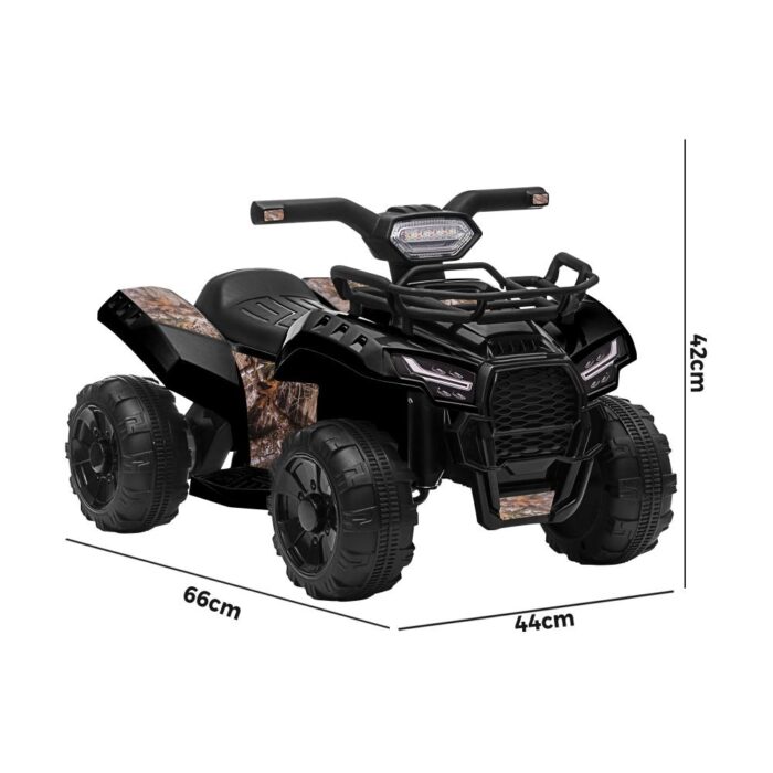 Mazam Kids Ride On Car Electric ATV Rechargeable Black - Image 5