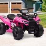 Mazam Kids Ride On Car Electric ATV Rechargeable Pink - Image 6