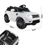 Mazam Kids Ride On Car MP3 LED light 12V White - Image 2