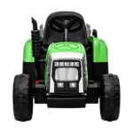 Mazam Kids Ride On Tractor 12V with Trailer Green - Image 2