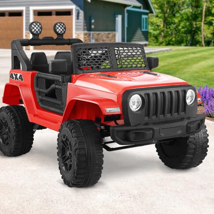 Mazam Kids Ride On Car with Twin Motors and Remote Red - Image 2