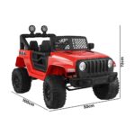 Mazam Kids Ride On Car with Twin Motors and Remote Red - Image 5