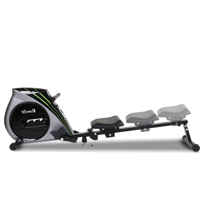 Everfit Rowing Machine Rower Elastic Rope Resistance Fitness Home Cardio Silver - Image 3