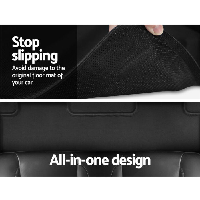 Weisshorn Car Rubber Floor Mats Compatible for Tesla Model 3 Front Rear - Image 4