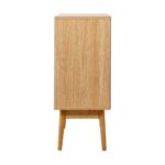Oikiture Rattan Sideboard Hallway Shelf Wood - Image 4