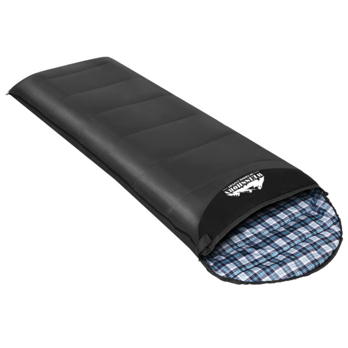 Weisshorn Sleeping Bag Single Thermal Camping Hiking Tent Grey 0&deg;C - Image 3