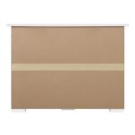 Oikiture Sideboard with Sliding Doors White - Image 5