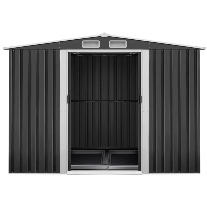 Giantz Garden Shed 2.58x3.14M w/Metal Base Sheds Outdoor Storage Workshop Shelter Sliding Door - Image 3