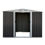 Giantz Garden Shed 2.58x2.07M Sheds Outdoor Storage Workshop Metal Shelter Sliding Door - Image 3